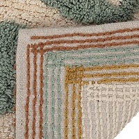 Hello Honey® 5ft. Cotton Tufted Floor Runner with Flowers