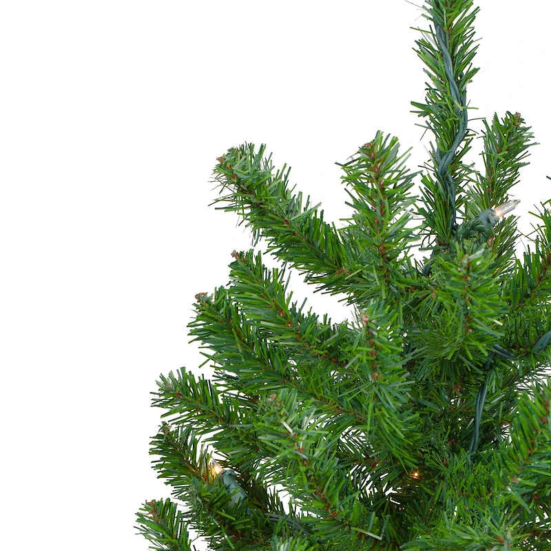 4ft. Pre-Lit Alpine Artificial Christmas Tree, Clear Lights