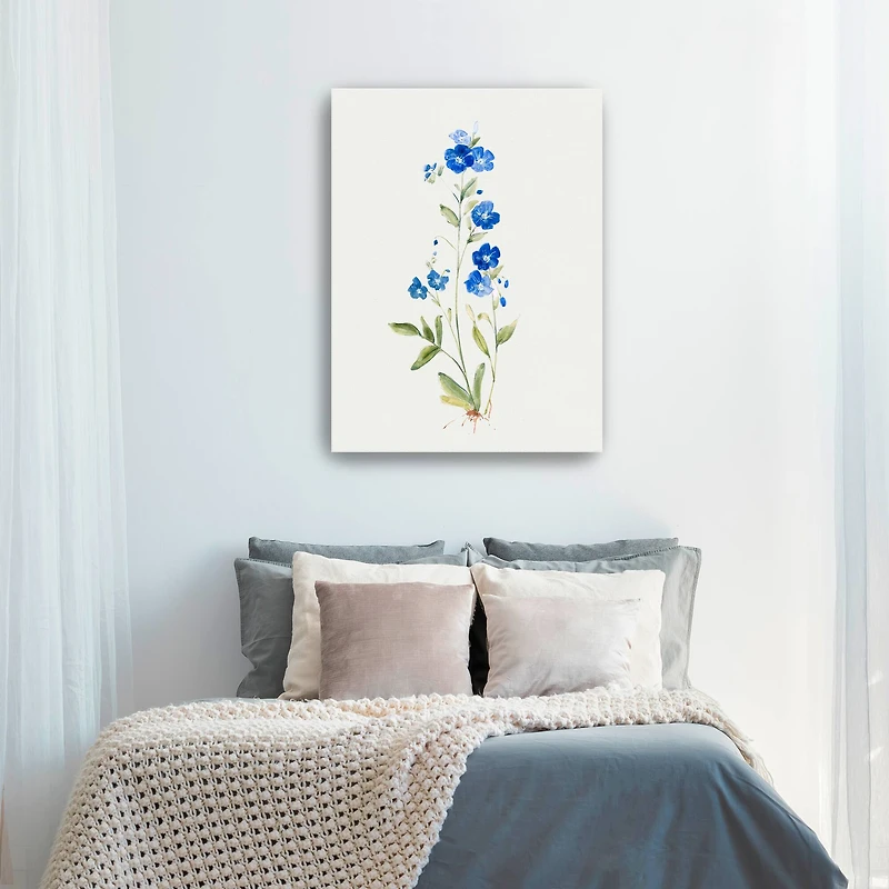 Petite Blue II Canvas Giclee