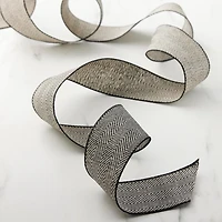 2.5" x 25ft. Herringbone Wired Ribbon by Celebrate It™