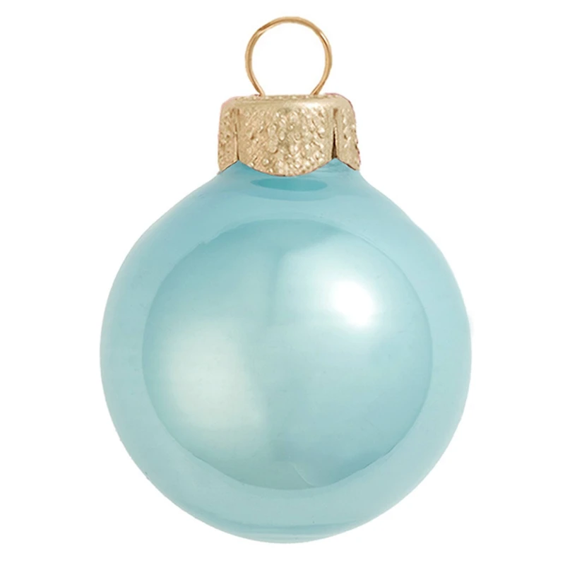 Whitehurst 6ct. 4" Pearl Glass Ball Ornaments