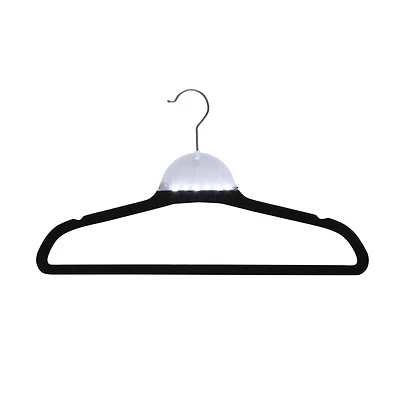 Hanglo by Simplify Black Velvet Hangers, 32ct.