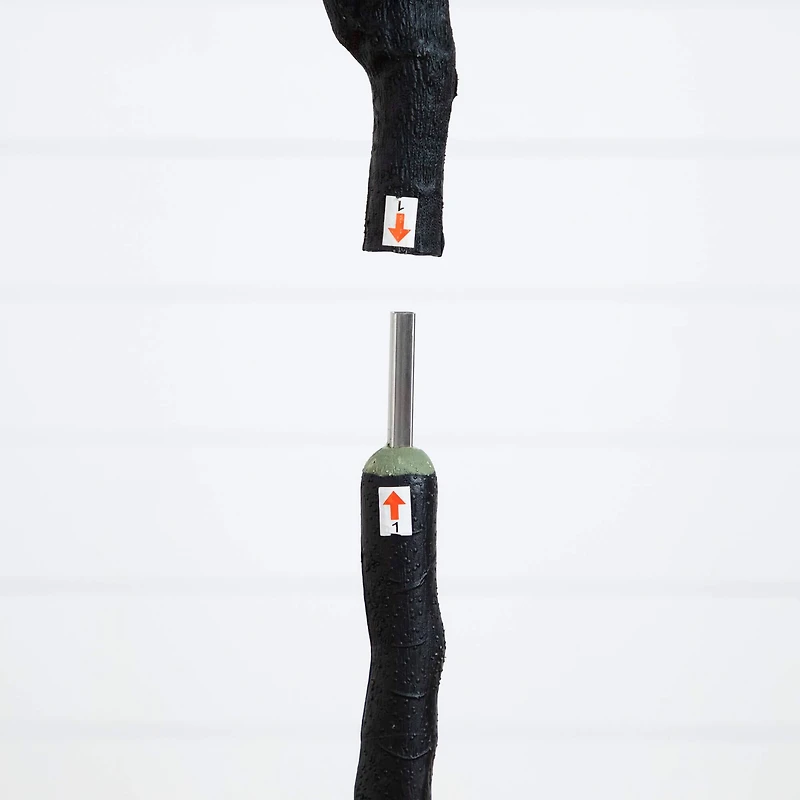 5ft. Artificial Halloween Black Eucalyptus Tree