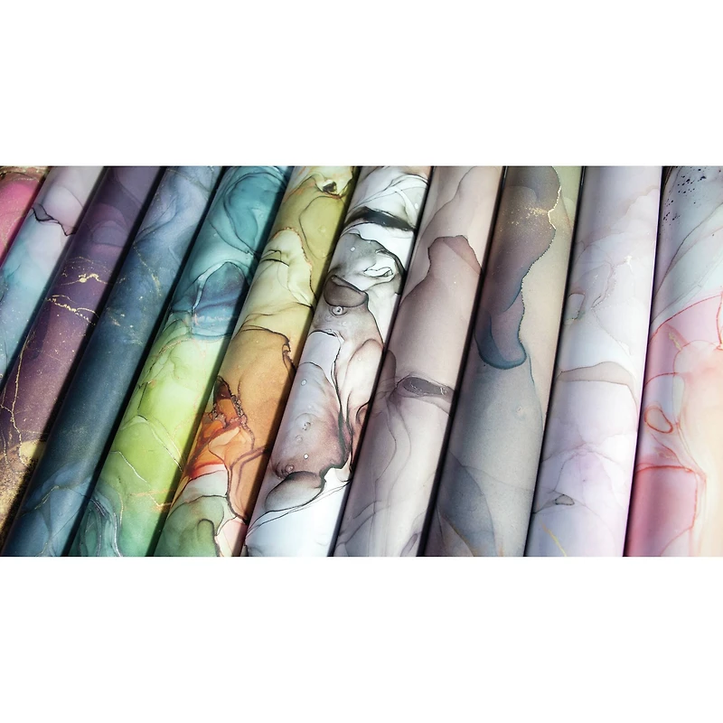 Craft Consortium Ink Drops Dusk Double-Sided Paper Pad, 6" x 6"