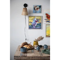 Hello Honey® 13" Wicker Weaving Sconce