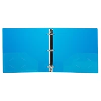 JAM Paper 2" Glass Twill Plastic 3-Ring Binder
