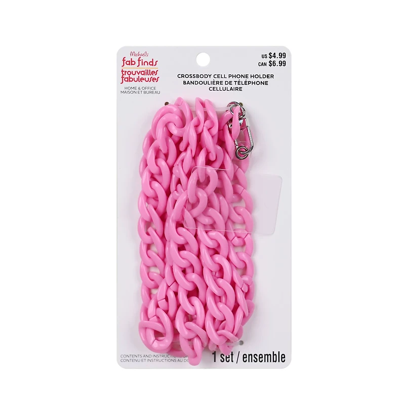 Assorted 23.5" Crossbody Cell Phone Holder, 1pc. by Fab Finds