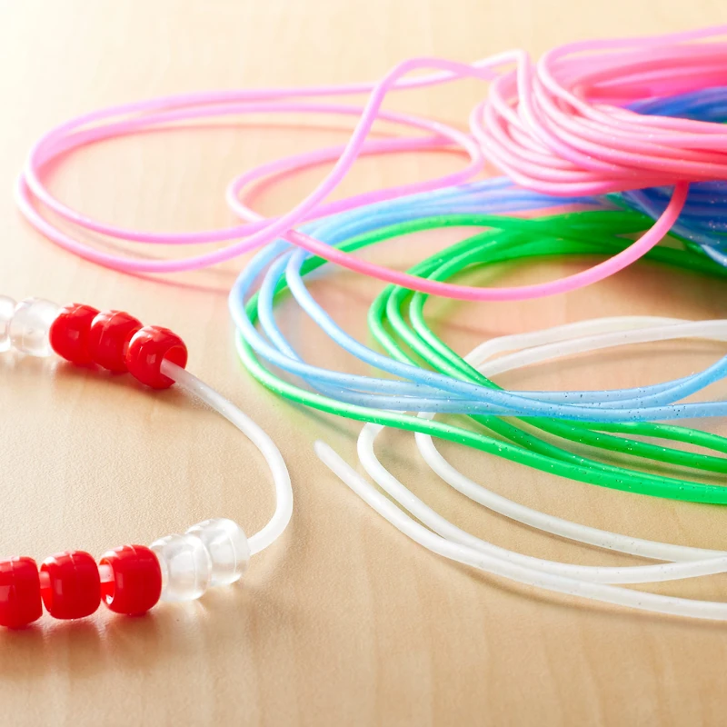 Glitter Pony Bead Lacing by Creatology™