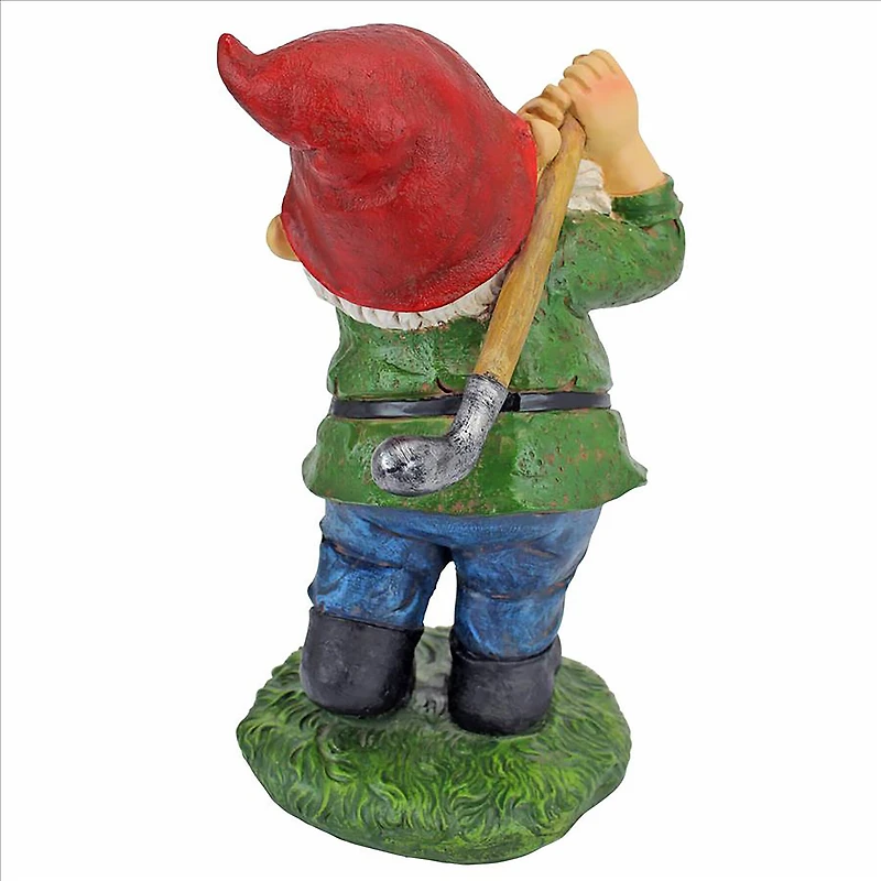 Design Toscano 12" Bogey Burt Garden Gnome Statue