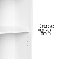 Honey Can Do White Bathroom Storage Cabinet