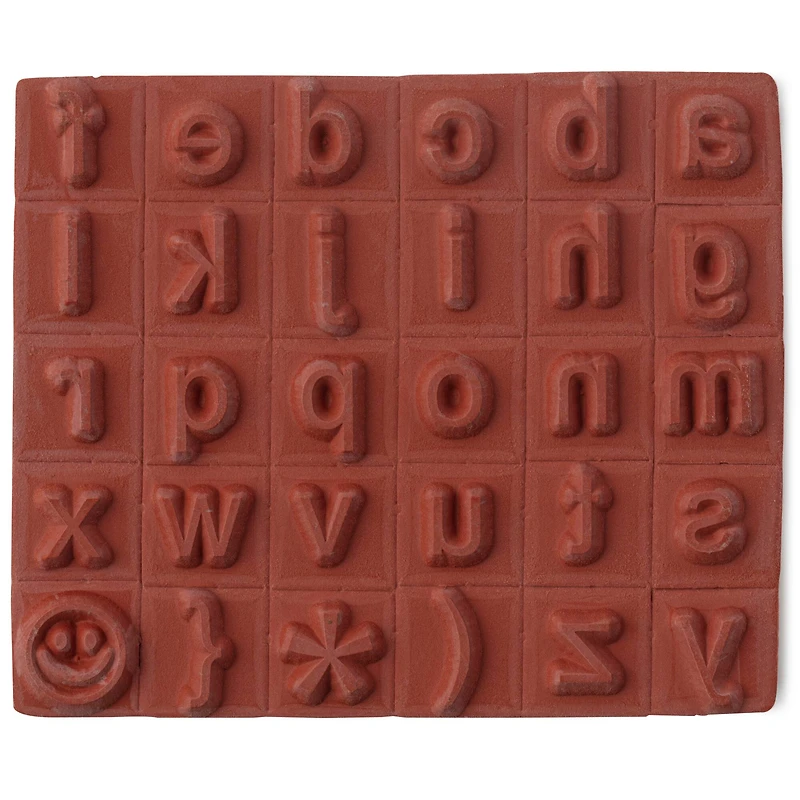 Lowercase Alphabet Wood Stamp Set by Recollections