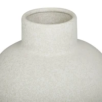CosmoLiving by Cosmopolitan White Ceramic Modern Vase