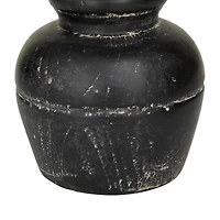 Black Traditional Candle Holder Set