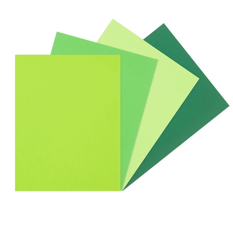 6 Packs: 100 ct. (600 total) Garden Greens 8.5" x 11" Cardstock Paper by Recollections™