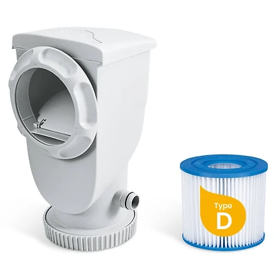 Funsicle SFX600 SkimmerPlus Filter For Above Ground Swimming Pool Pump 