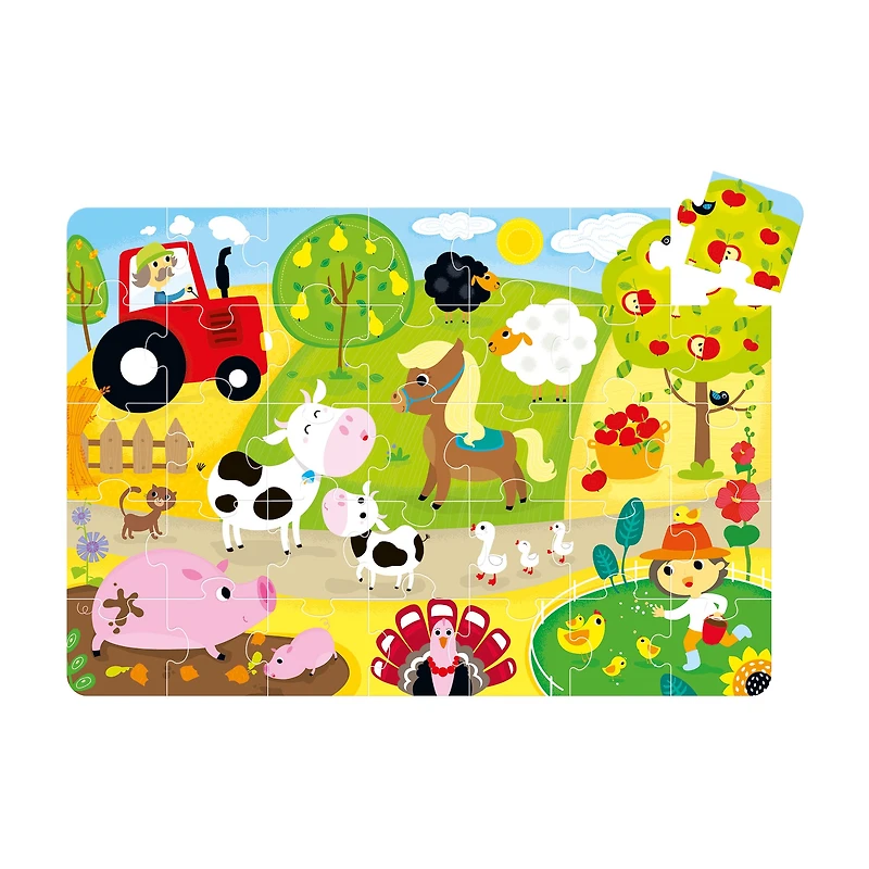 Banana Panda™ On the Farm Suuuper Size 35 Piece Puzzle