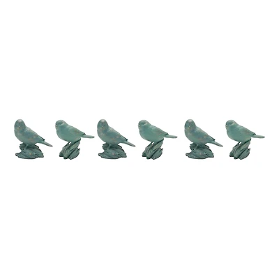 5" Perched Bird Figurines Set