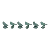 5" Perched Bird Figurines Set