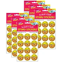 TREND Enterprises® Orange-A-Proud! Orange Candy Scented Stickers, 6 Packs of 24