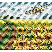 MP Studia Sea Of Sunflowers Cross Stitch Kit