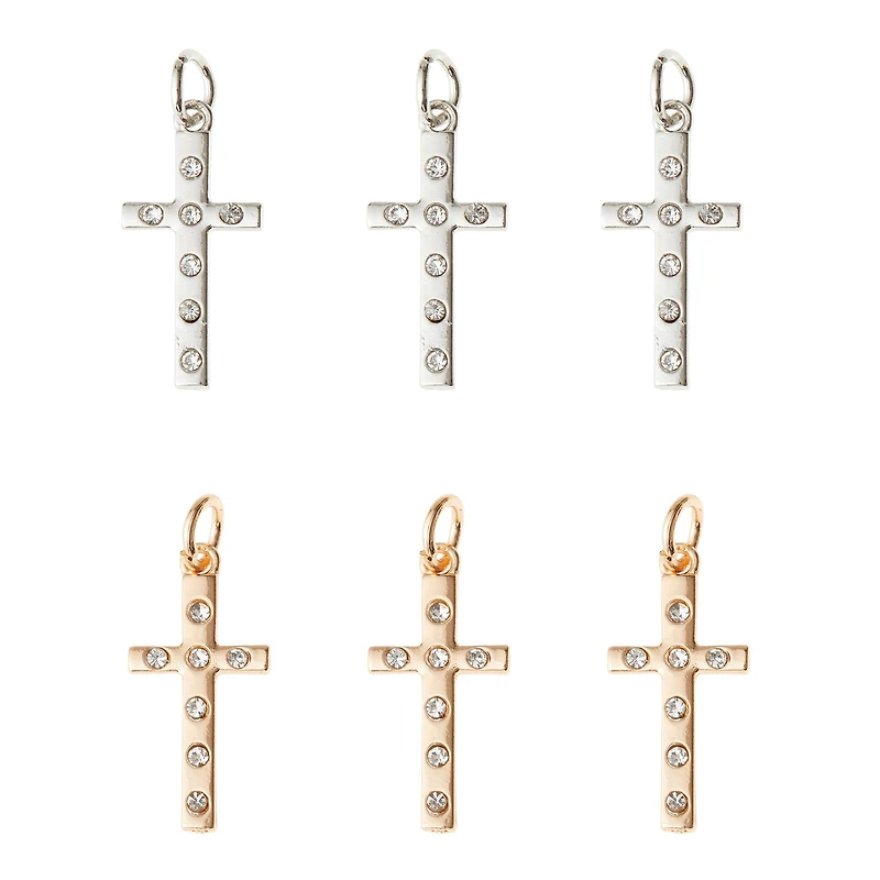 Bling Cross Charm Set by Bead Landing™