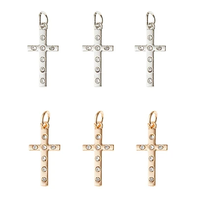 Bling Cross Charm Set by Bead Landing™