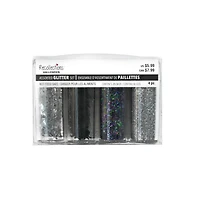 Halloween Webs & Spiders Mixed 4-Piece Glitter Set by Recollections™