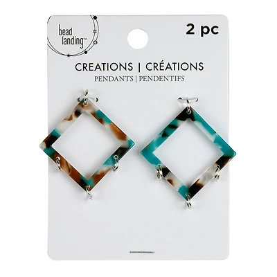 Creations Square Pendants by Bead Landing™