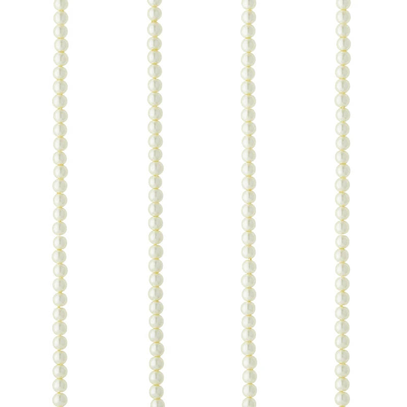 Ivory Pearl Glass Round Beads, 4mm by Bead Landing™