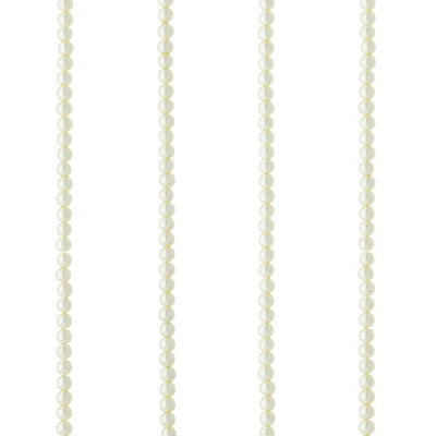 Ivory Pearl Glass Round Beads, 4mm by Bead Landing™