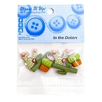 Dress It Up In the Desert Cactus Nature Themed Buttons