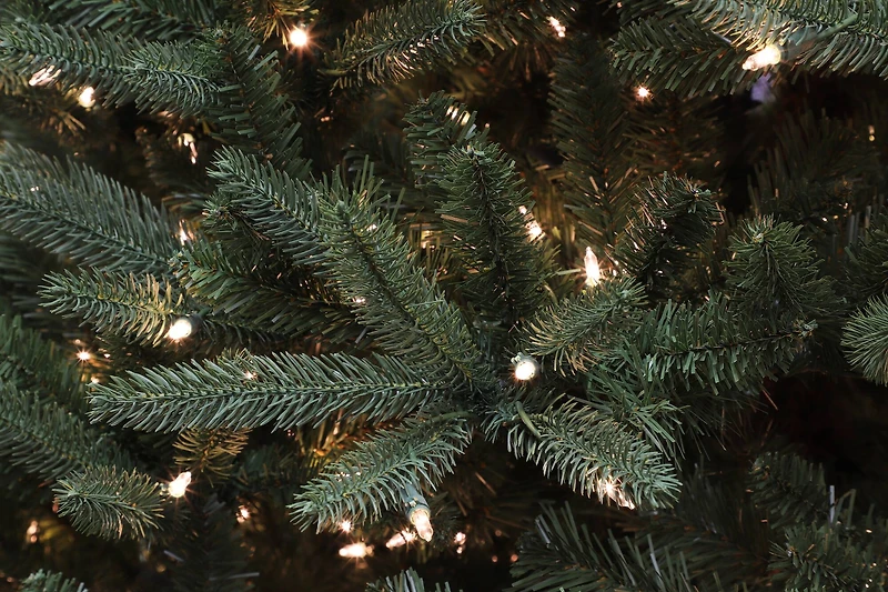 7.5ft. Pre-Lit Fraser Fir Majestic Artificial Christmas Tree, Clear LED Lights