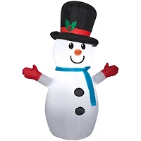 4ft. Airblown® Inflatable Christmas Little Snowman in Top Hat