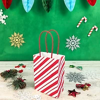 Mini Peppermint Stripes Gift Bags, 6ct. by Celebrate It™