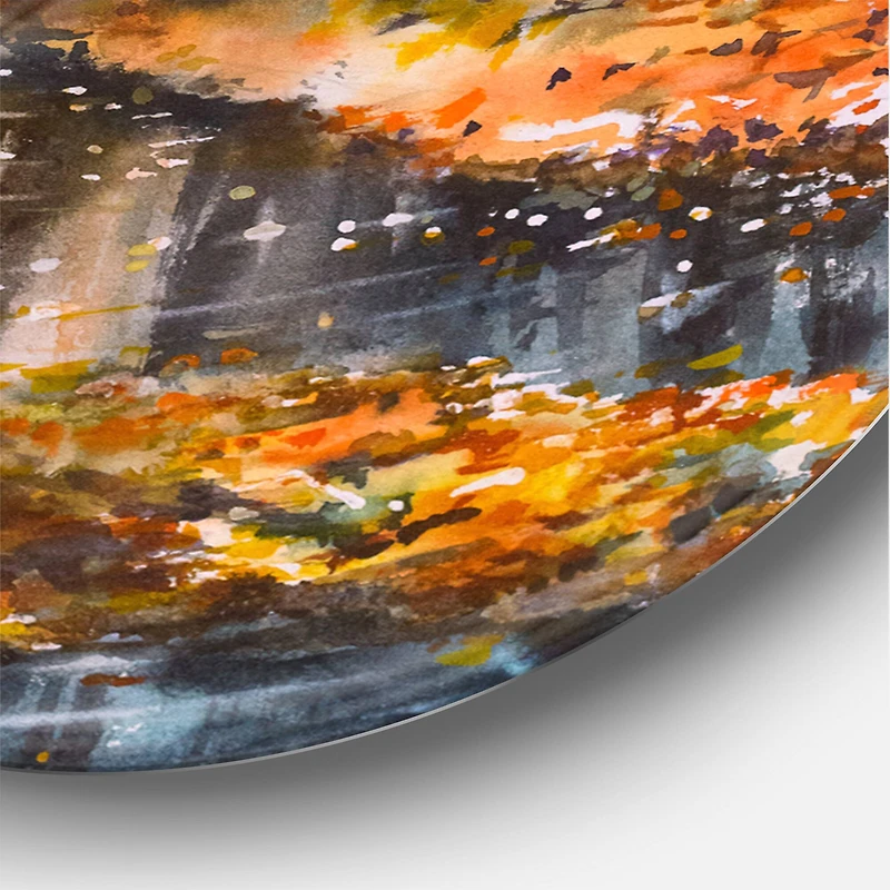 Designart - Bright Sunshine Through The Forest Trees III