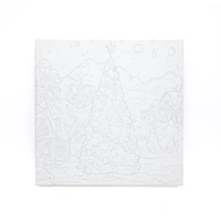 11" x 11" Festive Tree Canvas Painting Kit by Artist's Loft™