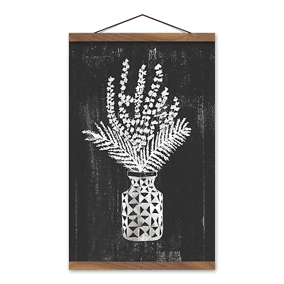 Monochromatic Marigold Teak Hanging Canvas