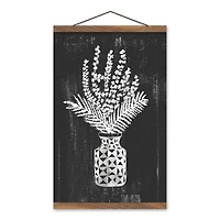 Monochromatic Marigold Teak Hanging Canvas