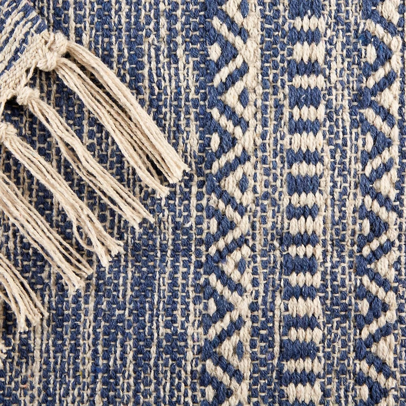 DII® French Blue Textured Dobby Hand-Loomed Rug, 2ft. x 3ft.