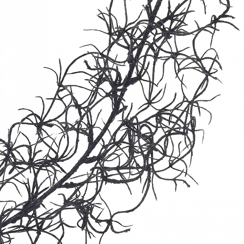 5ft. Black Spanish Moss Coiled Garland by Ashland®