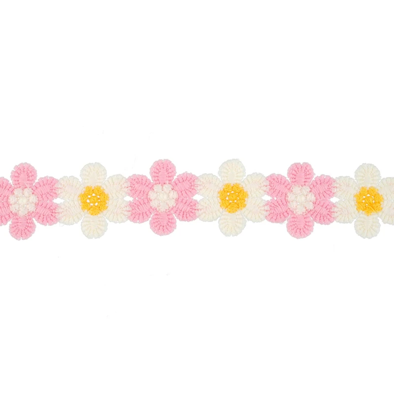 1.1" Embroidered Flower Trim by Celebrate It