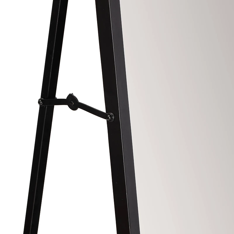 Habitat Carmen 60" Black Rectangular Linear Standing Mirror