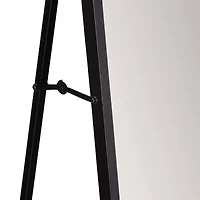 Habitat Carmen 60" Black Rectangular Linear Standing Mirror