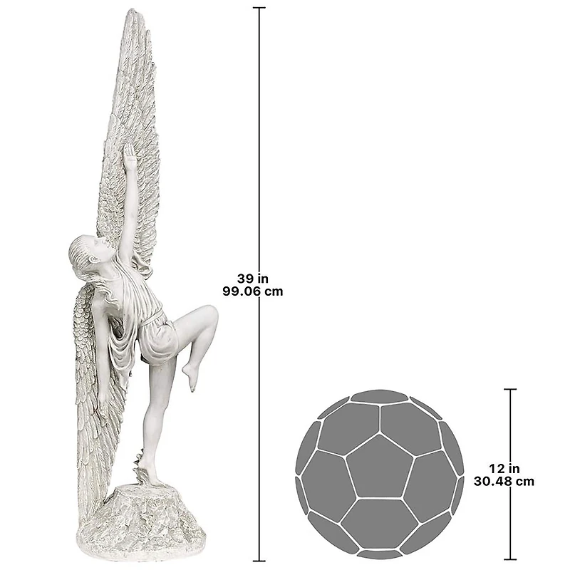 Design Toscano 39" Striving for the Heavens Angel Statue