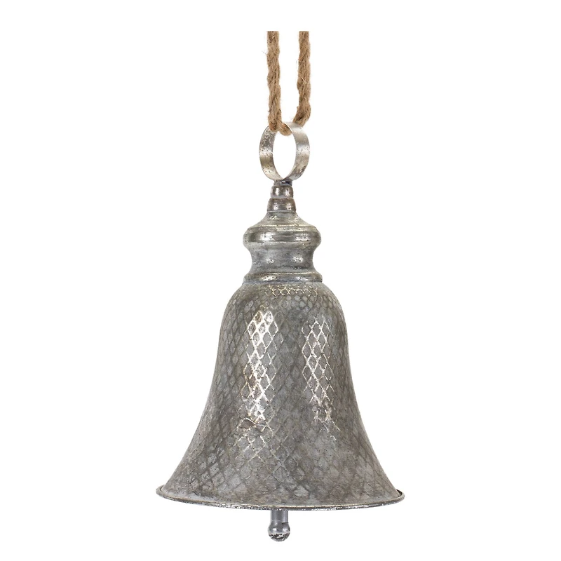 2ct. Rustic Metal Bell Ornaments