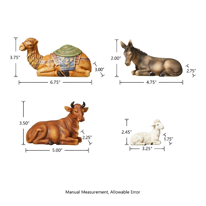 Glitzhome® 10" Nativity Figurine Set