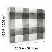 RoomMates Buffalo Plaid Peel & Stick Wallpaper