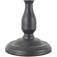 17" Black Metal Antique Style Candelabra