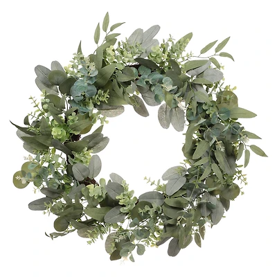 24" Spring Eucalyptus & Creeping Jenny Wreath