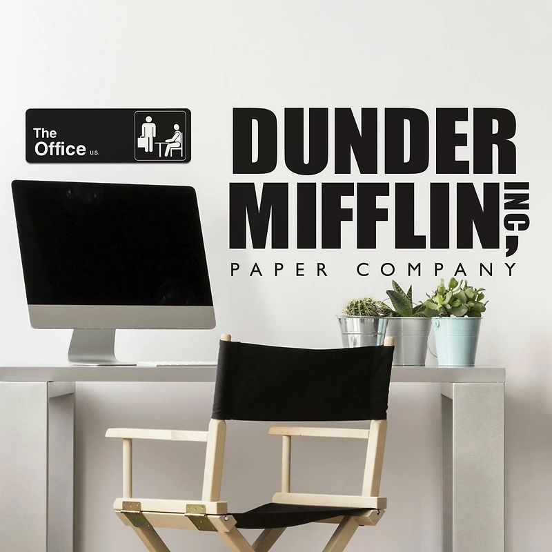 RoomMates The Office Dunder Mifflin Peel & Stick Giant Wall Decal